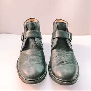 Men’s UGG Black Leather Buckle Boots